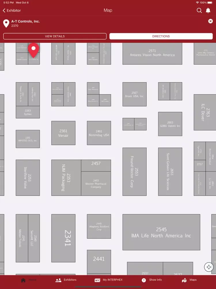 Captures d'écran de INTERPHEX Events iPad 