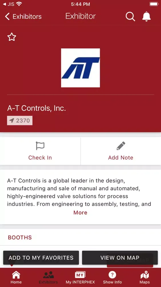 Captures d'écran de INTERPHEX Events