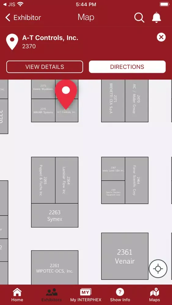 Captures d'écran de INTERPHEX Events