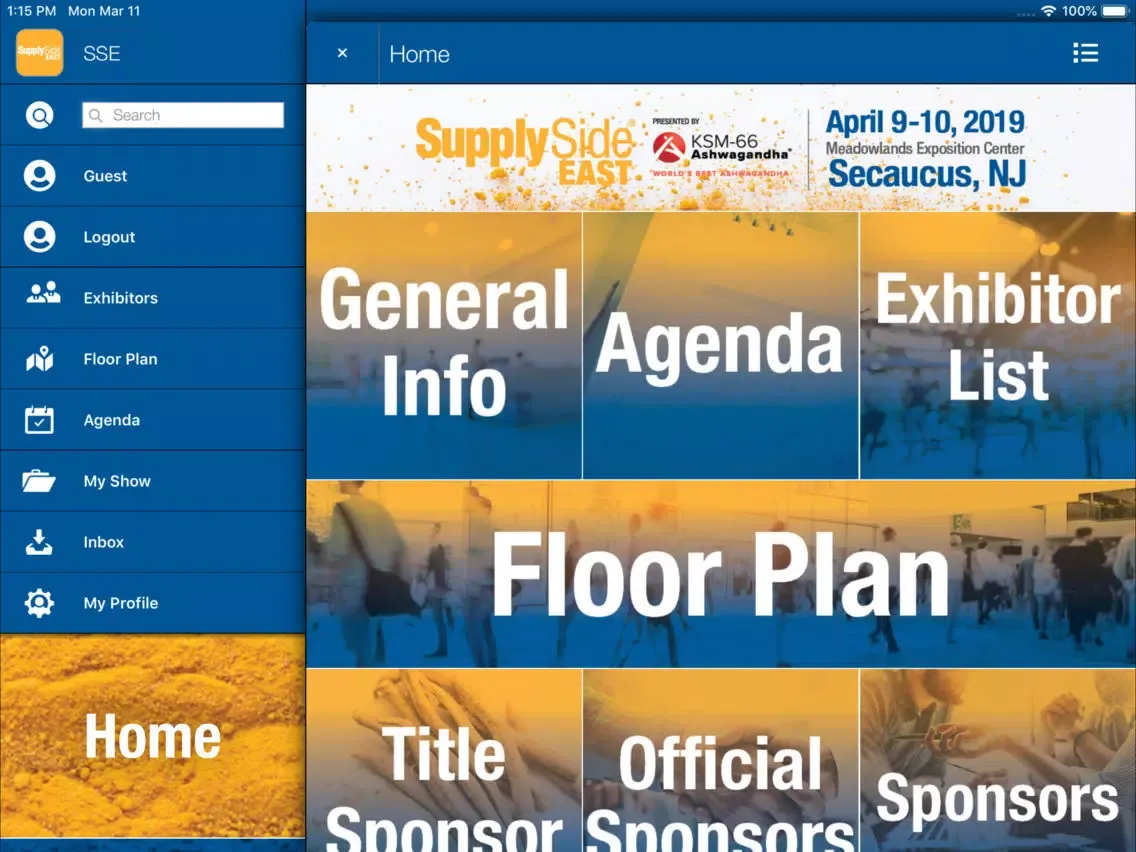 SupplySide East iPad  Screenshots