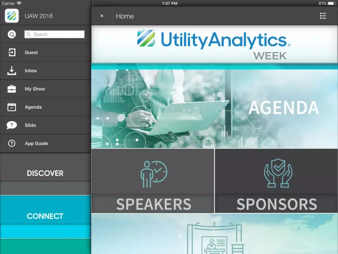 Utility Analytics Week 2018 iPad  스크린샷