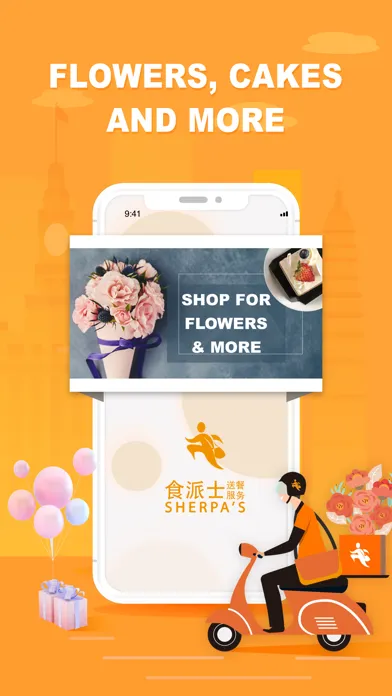 Capturas de tela do Sherpa's: Food Delivery & More