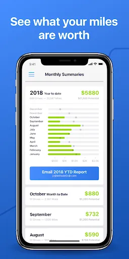 Simple Mileage Tracker - A Bet 스크린샷