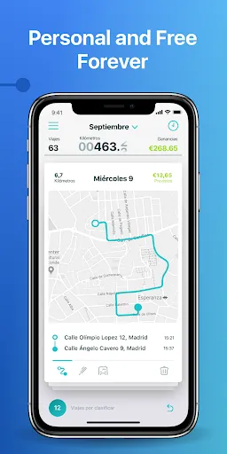 Simple Mileage Tracker - A Bet 스크린샷