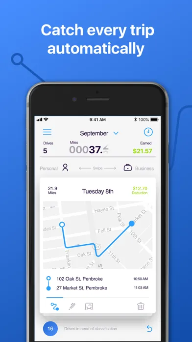 Capturas de pantalla de Simple Mileage Tracker
