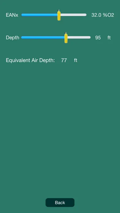 Dive Nitrox Screenshots