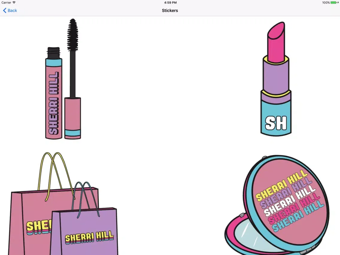 Screenshot di Sherri Hill Stickers iPad 