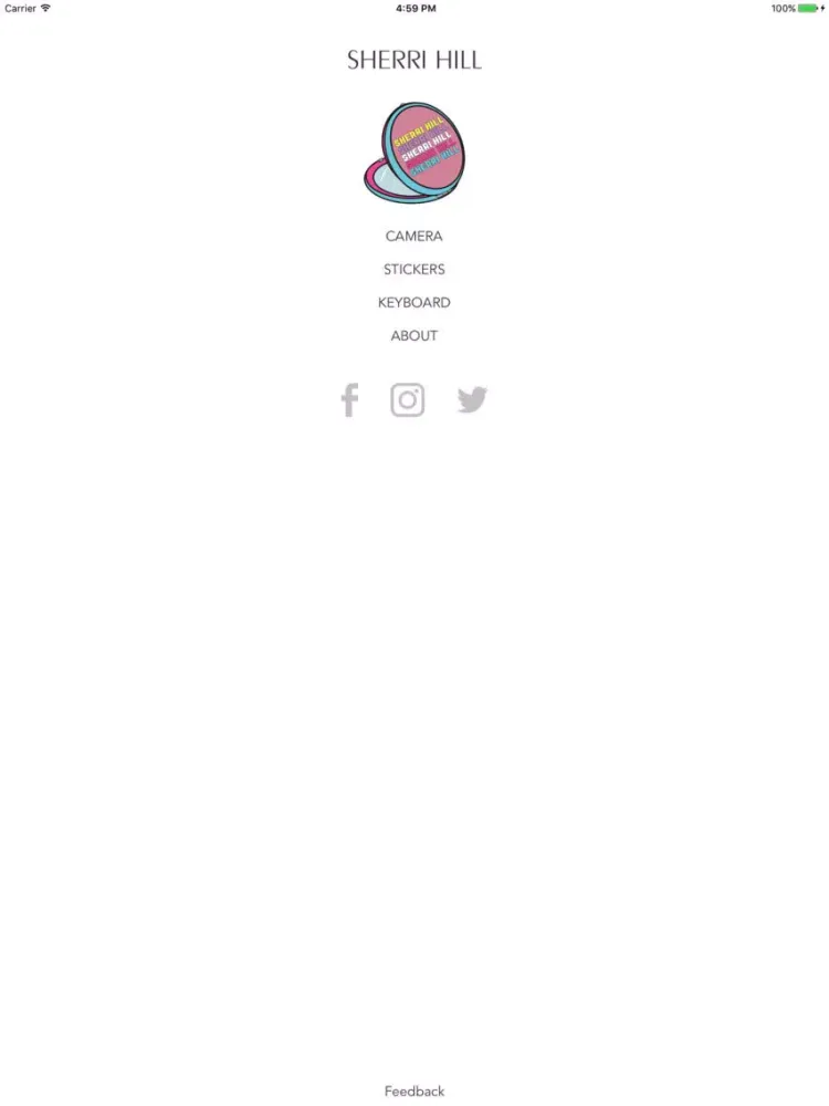 Screenshot di Sherri Hill Stickers iPad 