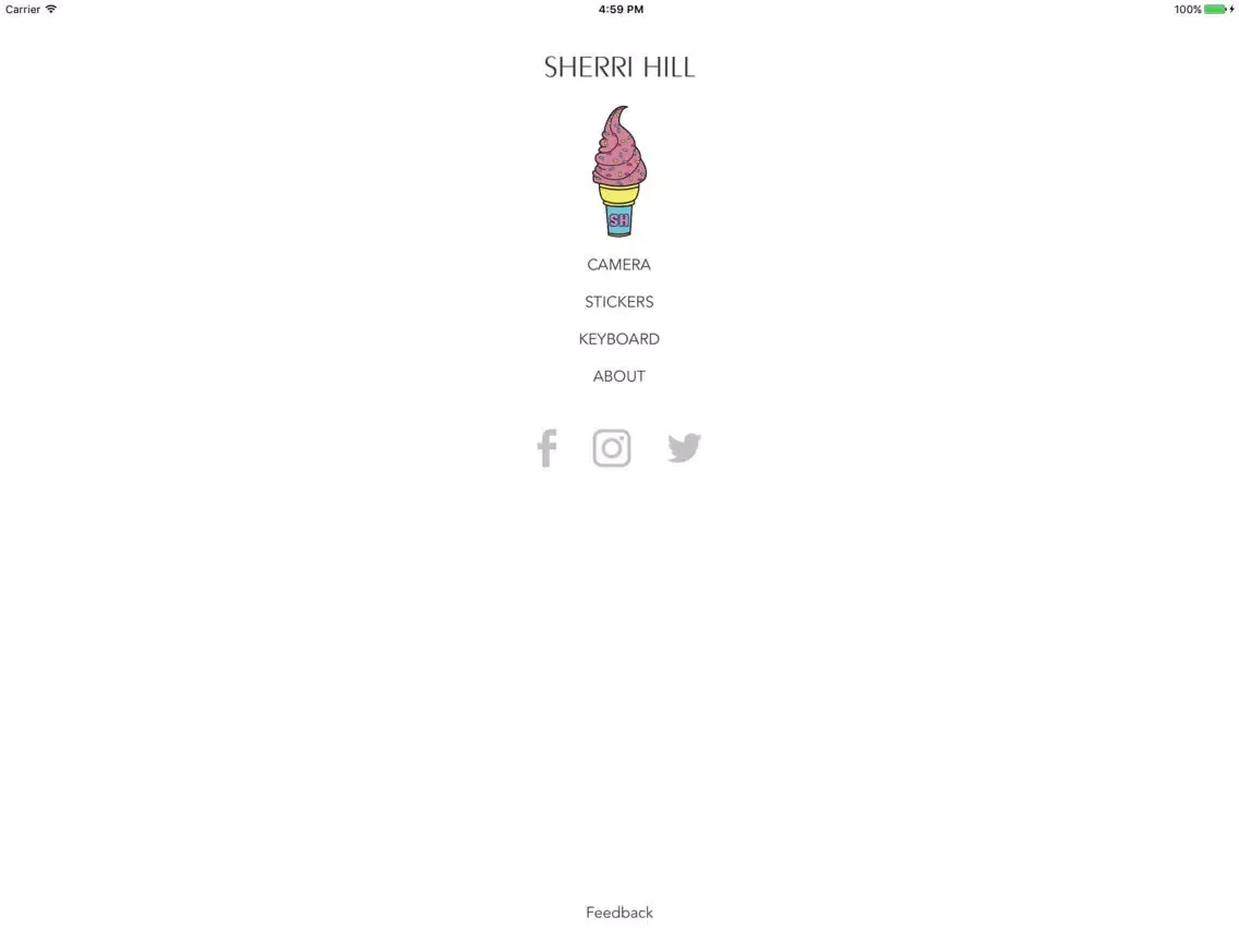 Screenshot di Sherri Hill Stickers iPad 