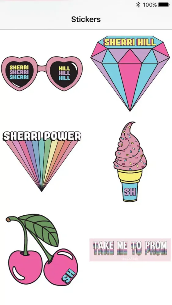 Screenshot di Sherri Hill Stickers