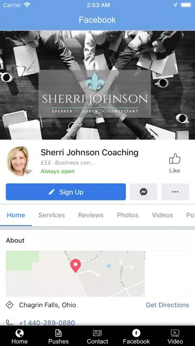 Capturas de tela do Sherri Johnson