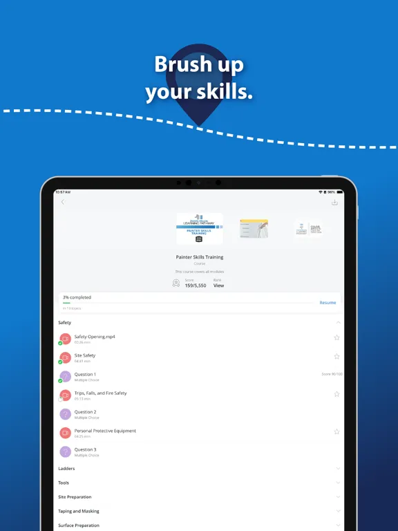تصاویر SW Learning Pathway iPad 