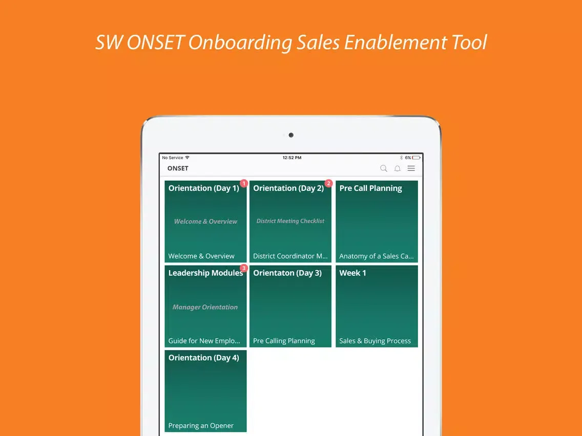 SW ONSET iPad 应用截图