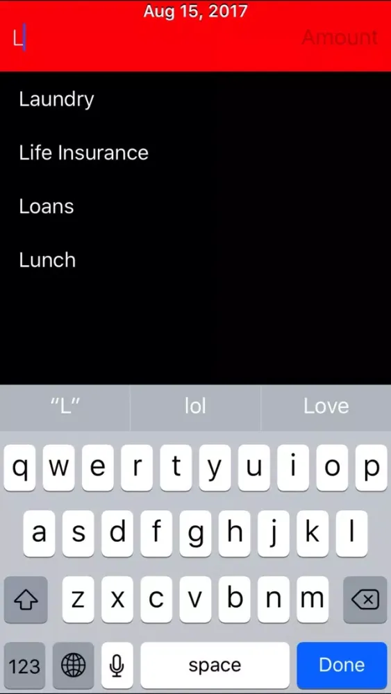 Ảnh chụp màn hình của Bought - A Beautiful Expense Tracker