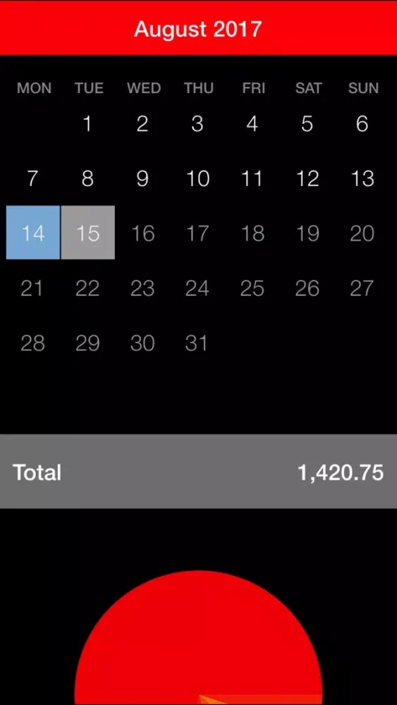 Ảnh chụp màn hình của Bought - A Beautiful Expense Tracker