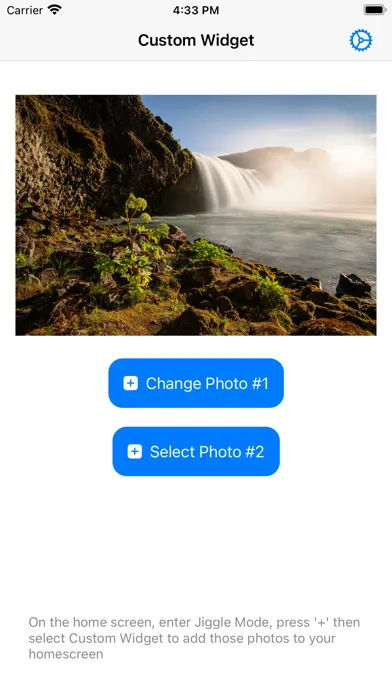 Custom Widgets - Photo & Text Screenshots