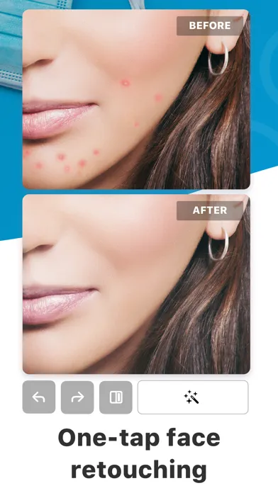 Tangkapan skrin Blemish Editor - Face Tuner