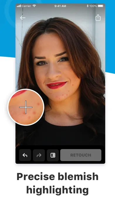 Tangkapan skrin Blemish Editor - Face Tuner