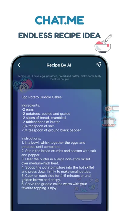 Скриншоты Chat.Me - Smart AI Chat Buddy