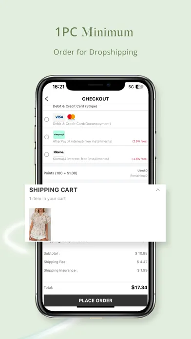 Capturas de pantalla de Shewin - Wholesale & Dropship