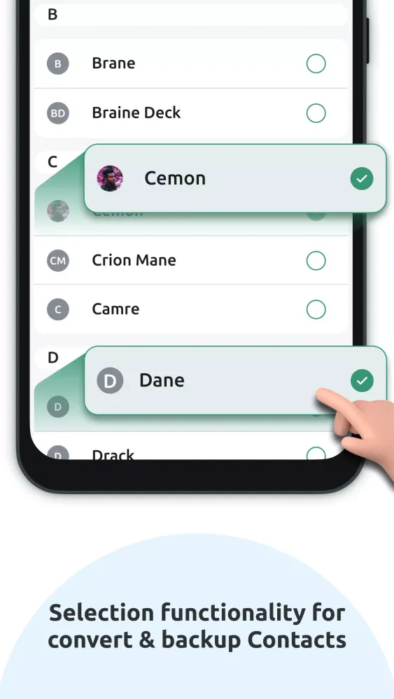 Contact Backup & Cleaner Screenshots