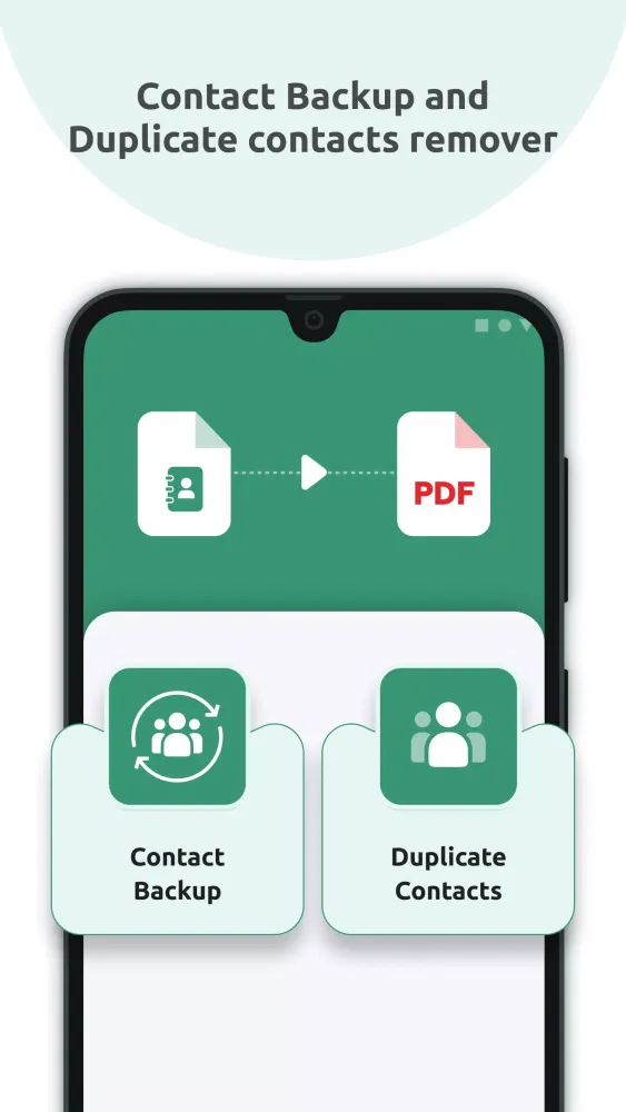 Contact Backup & Cleaner Screenshots