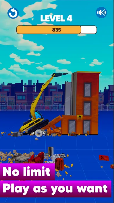 Capturas de tela do Excavator Rush 3D