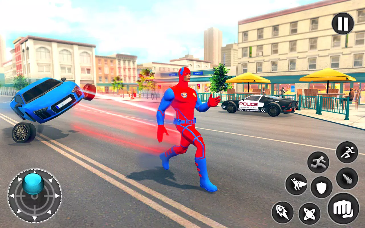 Captain Super Hero Man Game 3D Screenshots