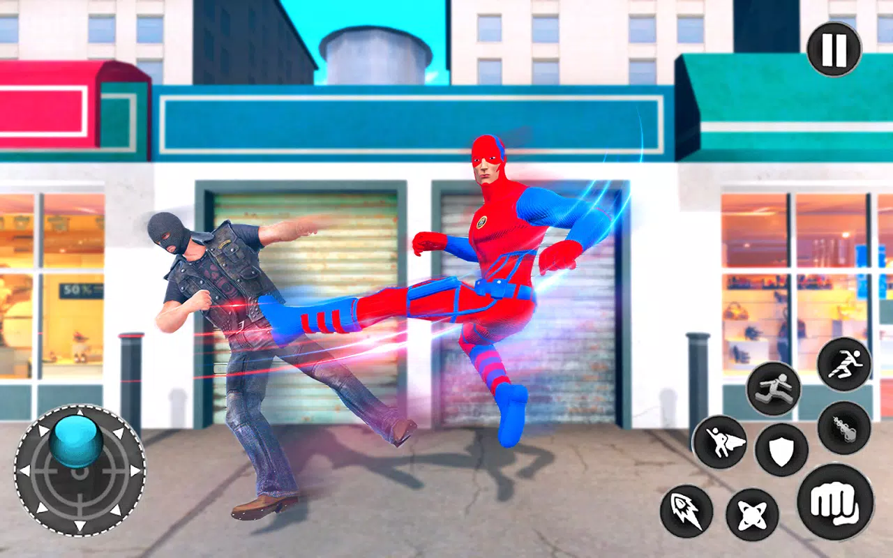 Captain Super Hero Man Game 3D Screenshots