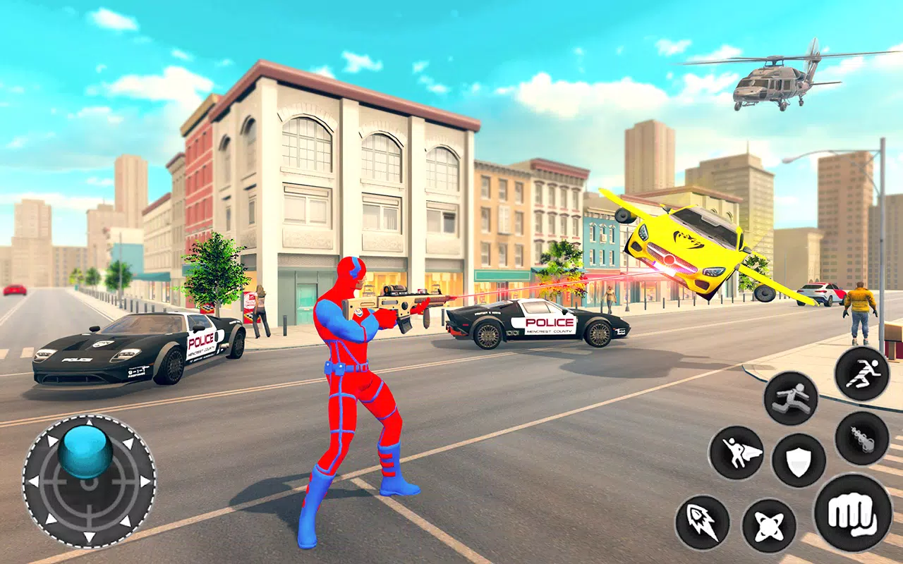 Captain Super Hero Man Game 3D Screenshots