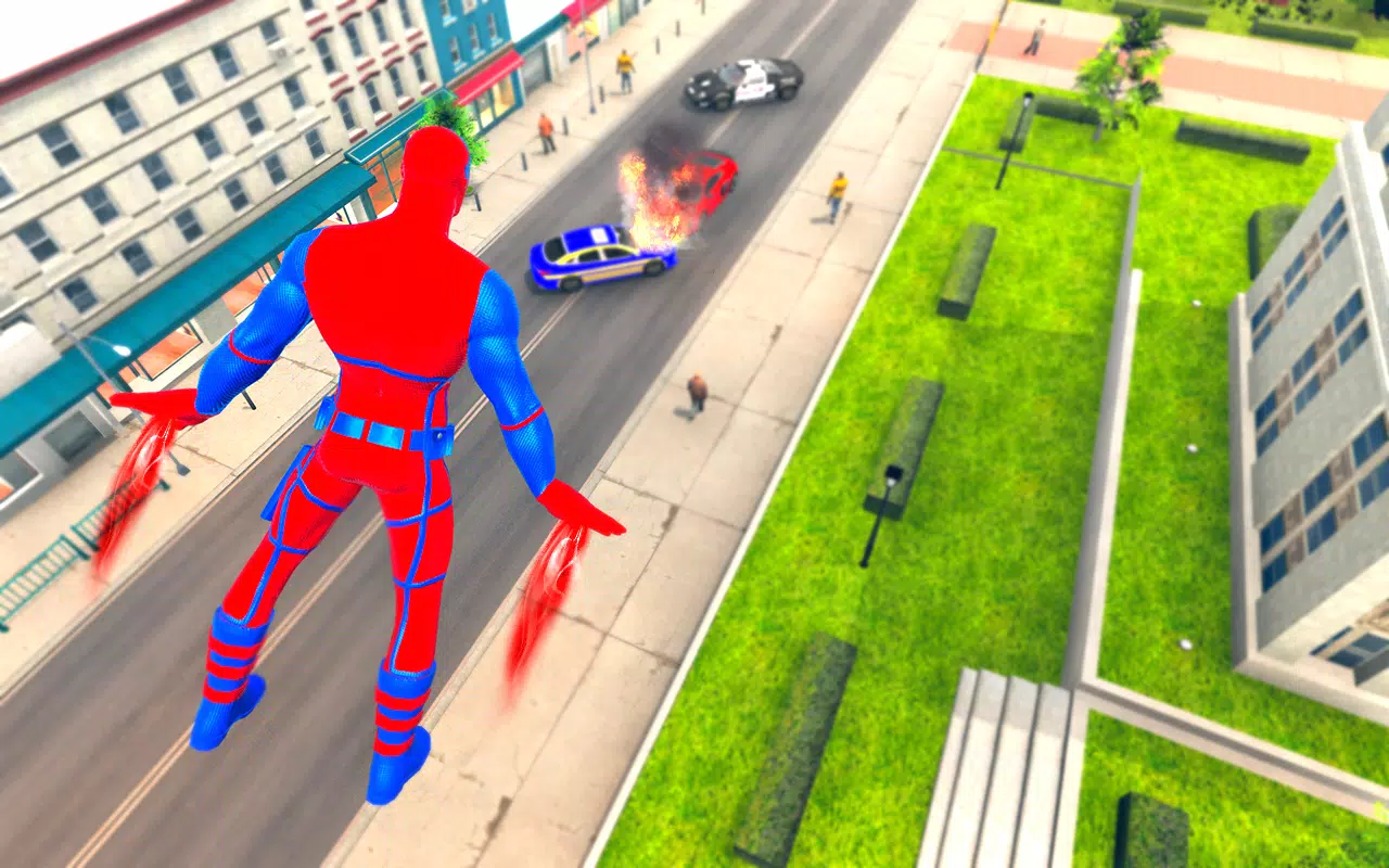 Captain Super Hero Man Game 3D Screenshots