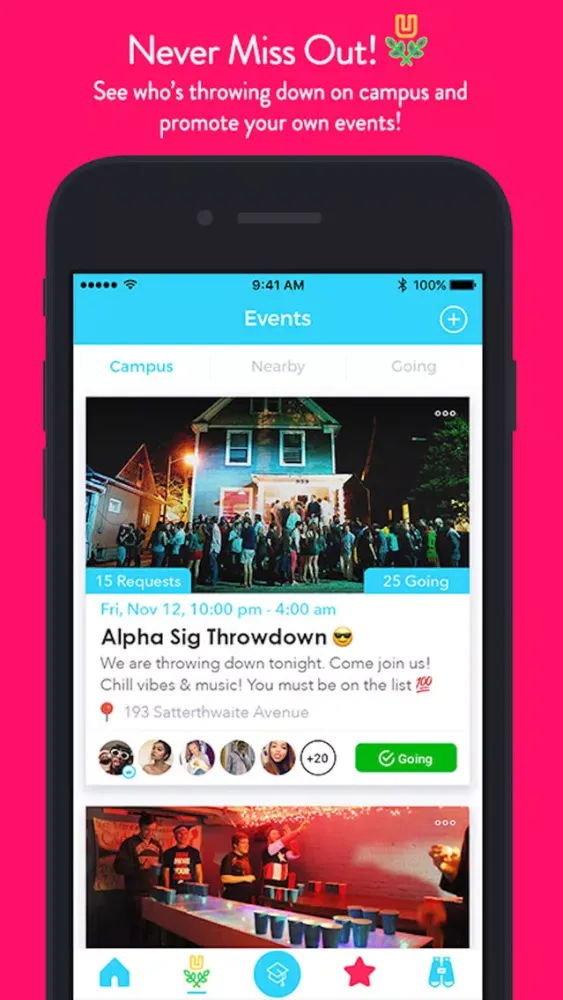 Shhh - Your Campus Feed سکرین شاٹس