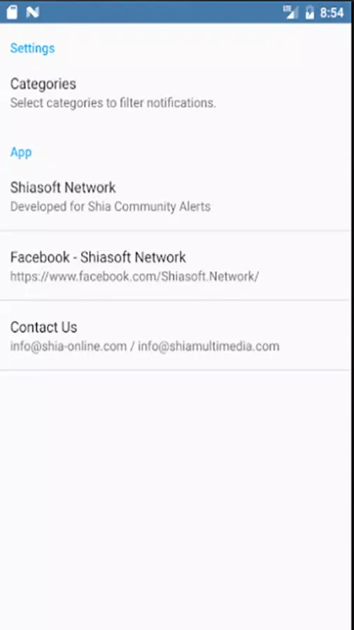 Captures d'écran de Shia Alerts