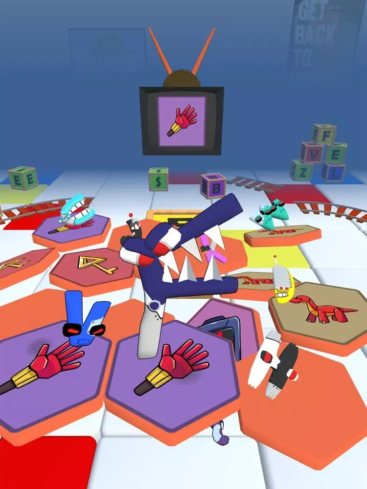 Alphabet Fall.IO - Match Race iPad  スクリーンショット