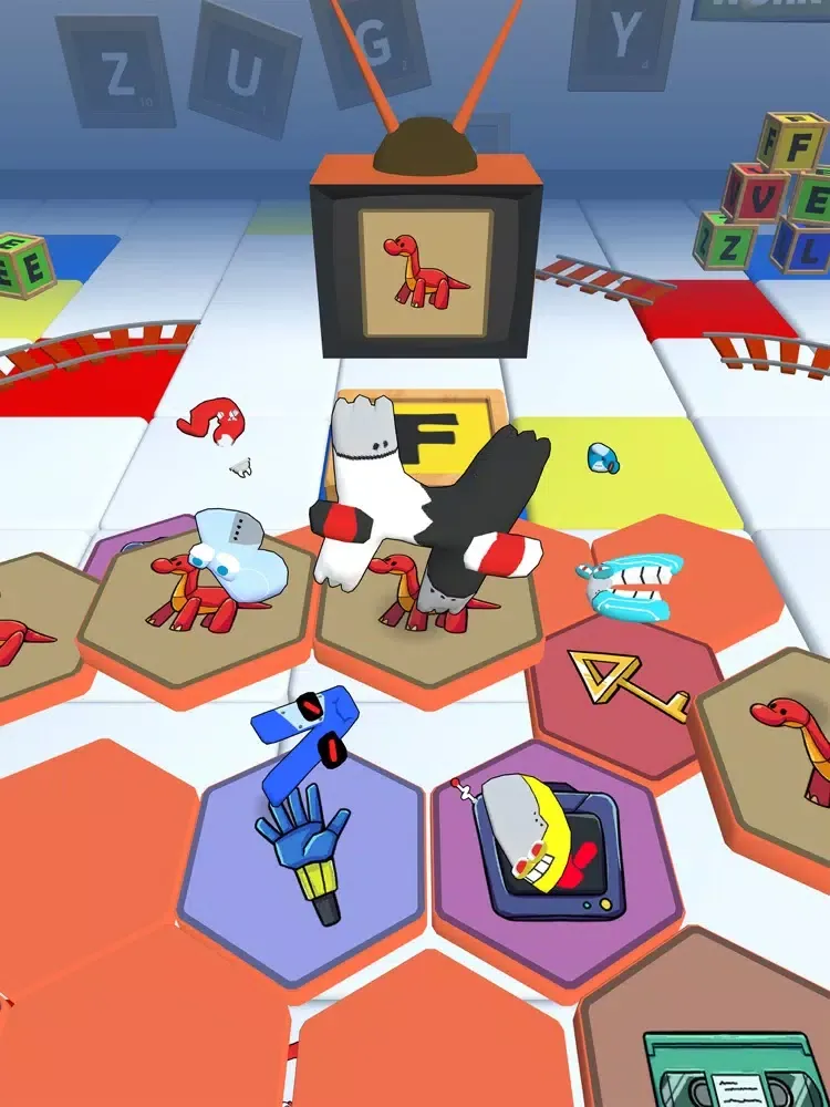 Alphabet Fall.IO - Match Race iPad  スクリーンショット