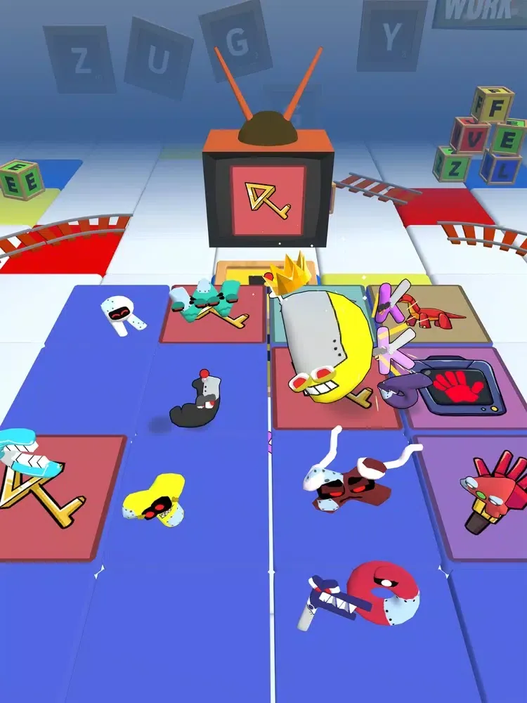 Alphabet Fall.IO - Match Race iPad  スクリーンショット