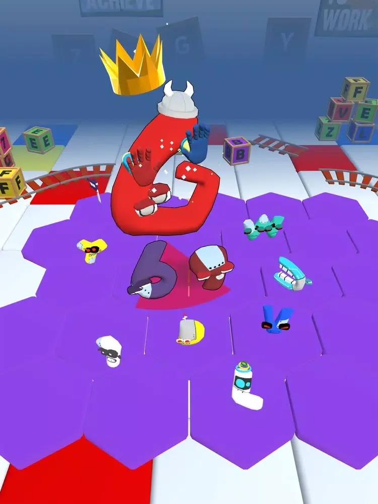 Alphabet Fall.IO - Match Race iPad  スクリーンショット