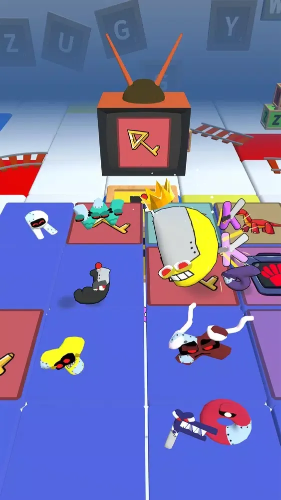 Alphabet Fall.IO - Match Race スクリーンショット