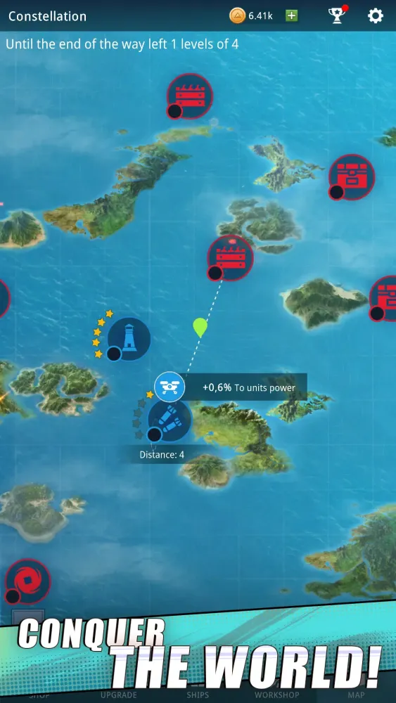 Capturas de tela do Idle Fleet: Warship Shooter