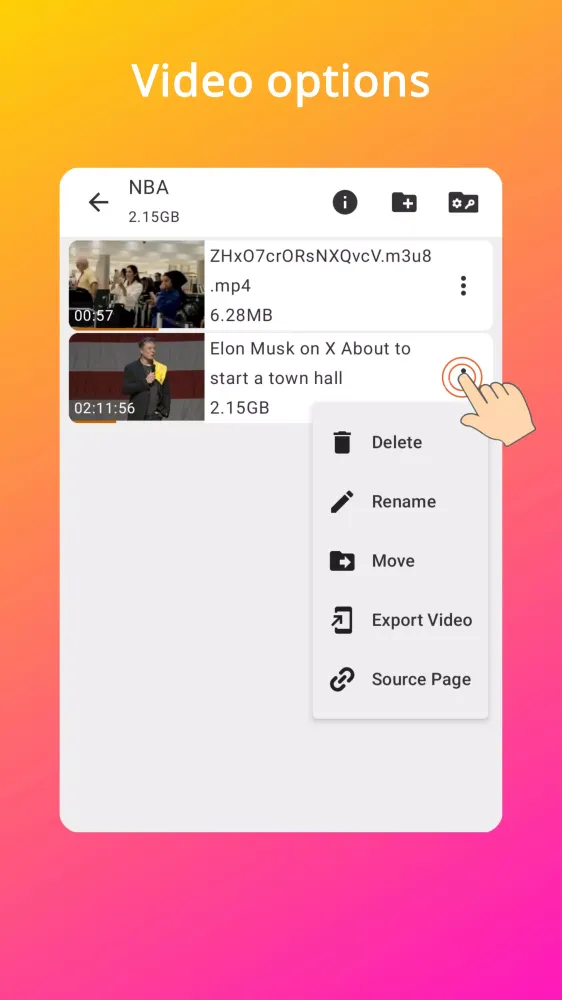 Скриншоты Video downloader, mp4, m3u8