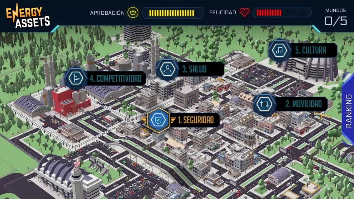 Capturas de tela do Energy Assets