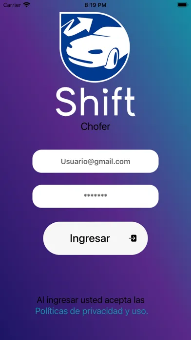 Shift Chofer سکرین شاٹس