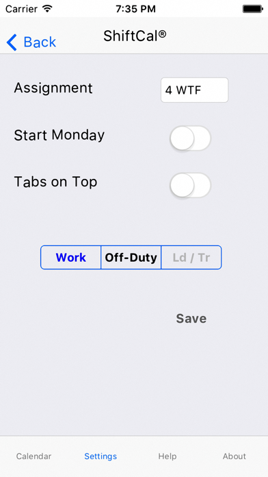 Screenshot di ShiftCal® for CalFire