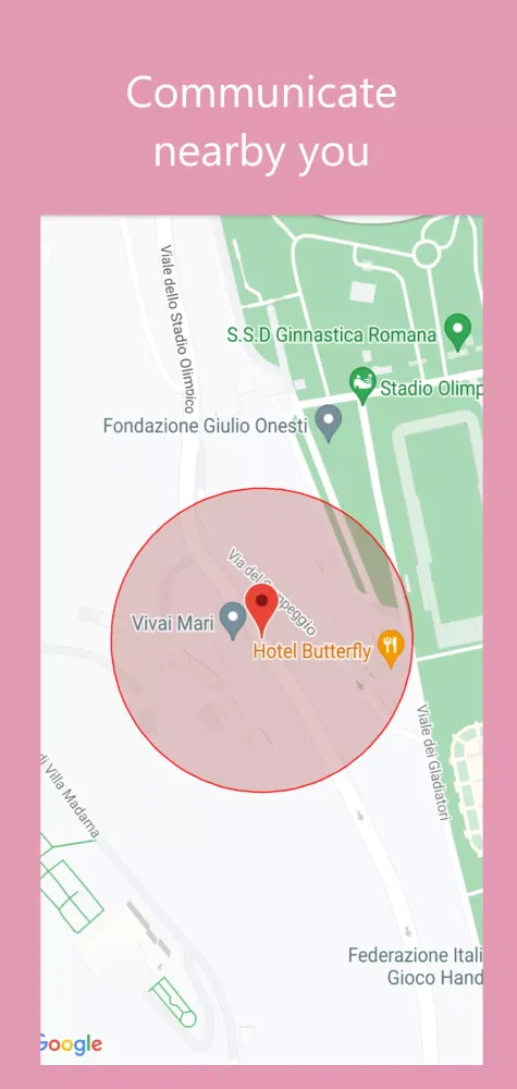 Скриншоты Gnoki: map chat app