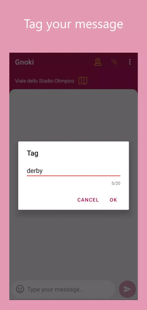 Скриншоты Gnoki: map chat app