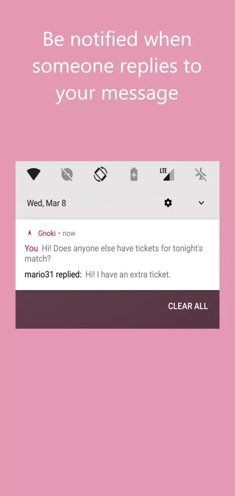 Скриншоты Gnoki: map chat app