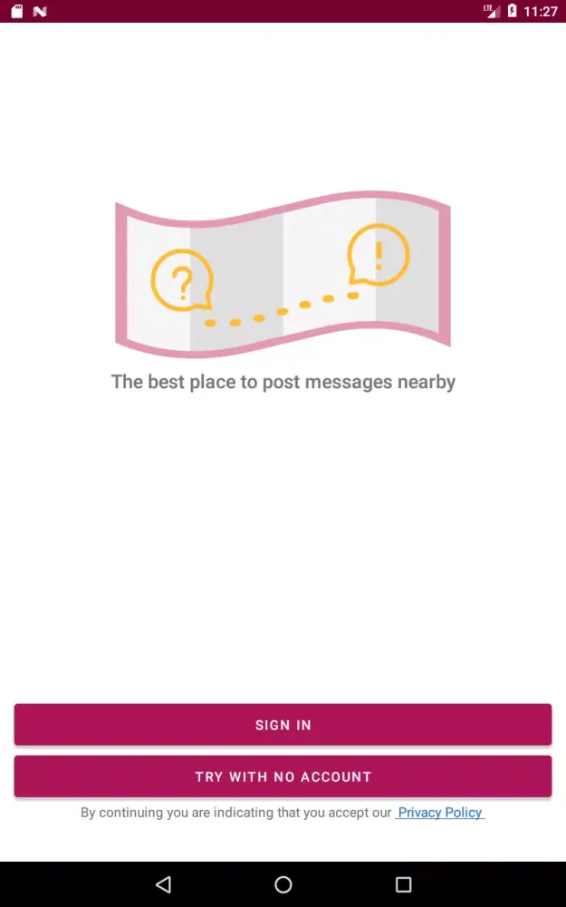 Скриншоты Gnoki: map chat app