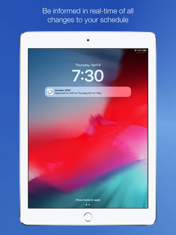 Inovalon WFM iPad  Screenshots