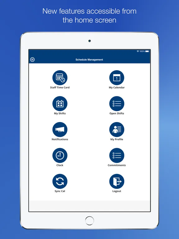 Inovalon WFM iPad  Screenshots