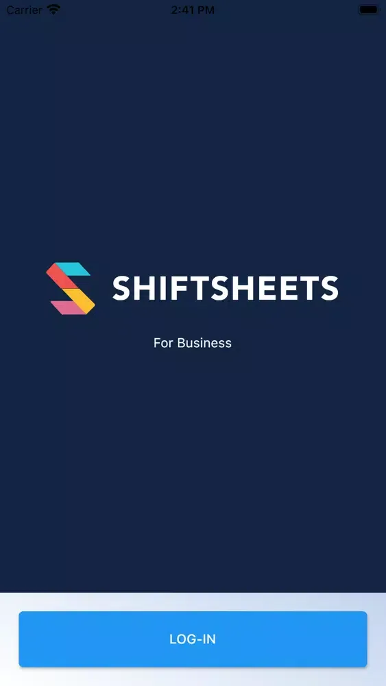 Tangkapan skrin Shiftsheets Business
